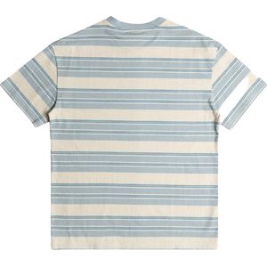 Quiksilver Eco Yd Stripe Short Sleeve T-shirt - Blue Fog Stripe Tee