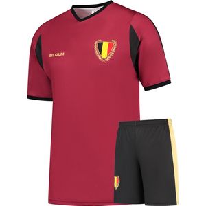 Belgie Voetbaltenue Thuis - 2024-2026 - Voetbaltenue Kinderen - Shirt en Broekje - Jongens en Meisjes - Volwassenen - Heren en Dames-128