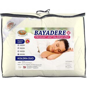 Bayadere+ Duo Winterdekbed 220x200cm Antiallergisch Ecru