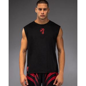 Venum x Mike Tyson Tiger Mouwloos T-Shirt Katoen Diepzwart - S