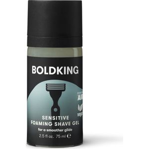 Boldking Sensitive Scheergel - Scheerschuim/Scheergel voor Mannen - Gevoelige huid - 75ml