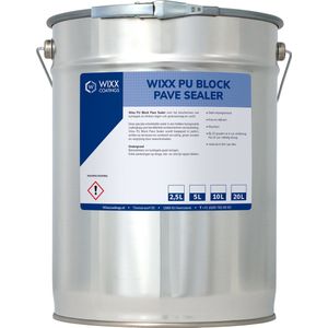 Wixx PU Block Pave Sealer - 5L - 100% Transparant