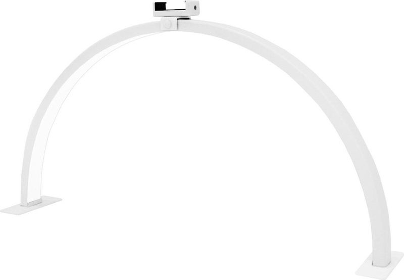 Halve Maan Lamp 75 cm LED Manicure Tafel Bureau Licht 50W Nagelsalon Schoonheid 3 Kleuren Warm Neutraal Koud Wit 3000-6000K Dimbare Temperatuur Telefoonhouder Klittenband & Schuim Pads Vrijstaand