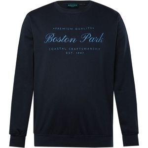 Boston Park Boston Park - Heren - Boston Park sweater borstprint tot maat 84/86 - Navy blauw - Maat 52+
