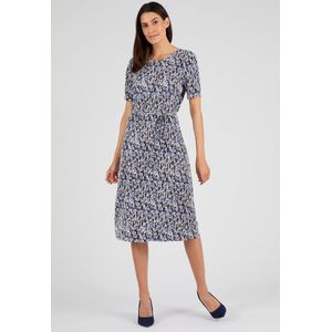 Damart - Stippenjurk met vaste plooi - Dames - Blauw - M