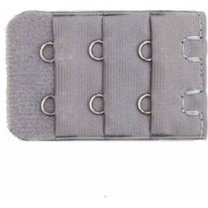 Beha Verlengstuk / Verlenger 2 Haaks Grijs