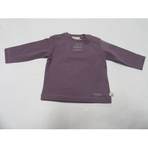 noukie's , jongens , t-shirt lange mouw , paars , 3 maand  62