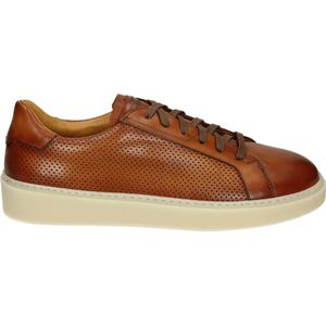 Magnanni 25090 - Lage sneakersHeren sneakersVrije tijdsschoenen - Kleur: Cognac - Maat: 43