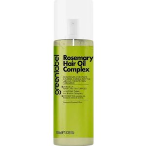 Greenlabel Hair Care Oil Complex, Rosemary Hair Oil - Rozemarijn Olie Tegen Anti-Haaruitval, 100% Natuurlijk en Puur, Haar Tonic, Ondersteunt Natuurlijke Haargroei - 100 ml