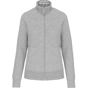 Sweatshirt Dames XS Kariban Lange mouw Oxford Grey 80% Katoen, 20% Polyester
