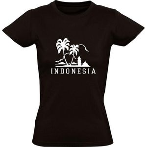 Indonesia Dames t-shirt | Indonesie | Zwart