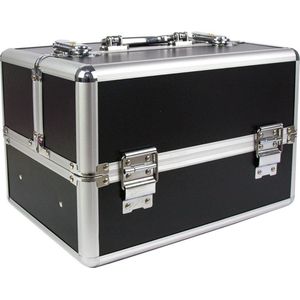 Aluminium luxe koffer -zwart