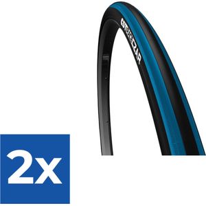 Cst Buitenband Race Czar 700 X 23c (23-622) Zwart/blauw - Voordeelverpakking 2 stuks