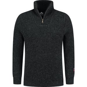 Norfinde Slijtvaste ribtrui - 100% Noorse wol - grijs