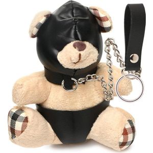 XR Brands AH119 - Hooded Teddy Bear Keychain - Tan