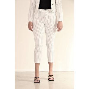 New Star dames Martinique stripe ecru 7/8 L26 - 28