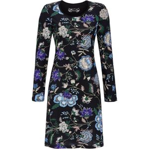 Ringella – Winter Flowers – Nachtkleed – 4551001 - Black - Maat 44