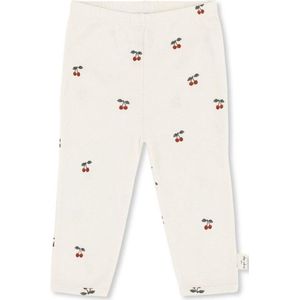 Konges Sløjd - New Born Broekje - Off white - Kersenprint - 100% Biologisch Katoen