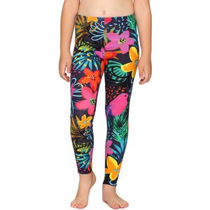 Merry Style Meisjes Lange Legging - van Katoenen - Vrijetijdsbroek - Sport - MS-MS10-337-LE-new - Vogels/Blumen - 110