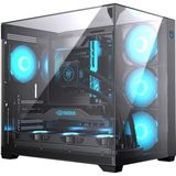 SKY - PC Behuizing - 3D Panoramisch Zicht - Glas - Geschikt voor Grote Componenten