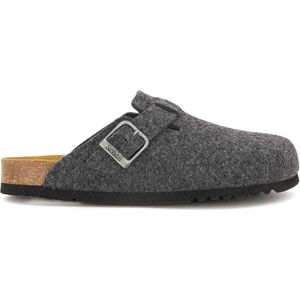 Scholl - Olivier - Klomp - Antraciet - Vilt - Rubberen Zool