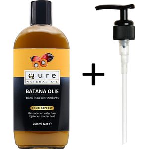 Batana Olie 250ml | Biologisch | 100% Puur & Onbewerkt | Batana Oil uit Honduras | Huidolie en Haarolie