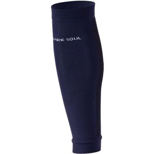 Stark Soul compressiekousen - kuit compressie sportkousen zonder voet - Calf Sleeves - marine blauw - maat M