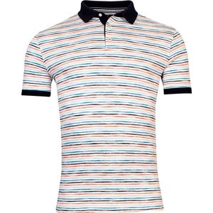 Poloshirt Baileys wit gestreept - 5XL