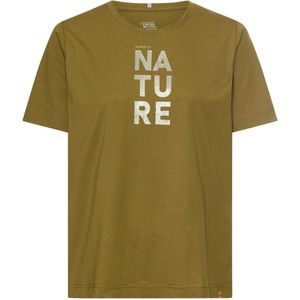 Camel Active - T-Shirt - Donker Groen - 100% Katoen