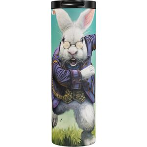 Alice in Wonderland - White Rabbit - Thermobeker 500 ml