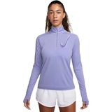 Nike - Swoosh Dri-FIT - Sportshirt - Zwart - Lichtgewicht, Ademend, Halve Ritssluiting