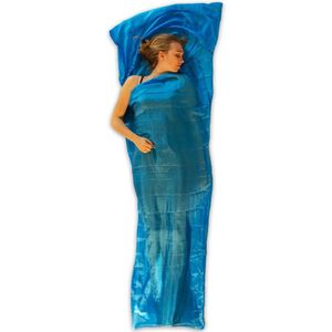 LOWLAND OUTDOOR® Lakenzak - 100% Zijde - mummy model - 220x80/70 cm - 95gr