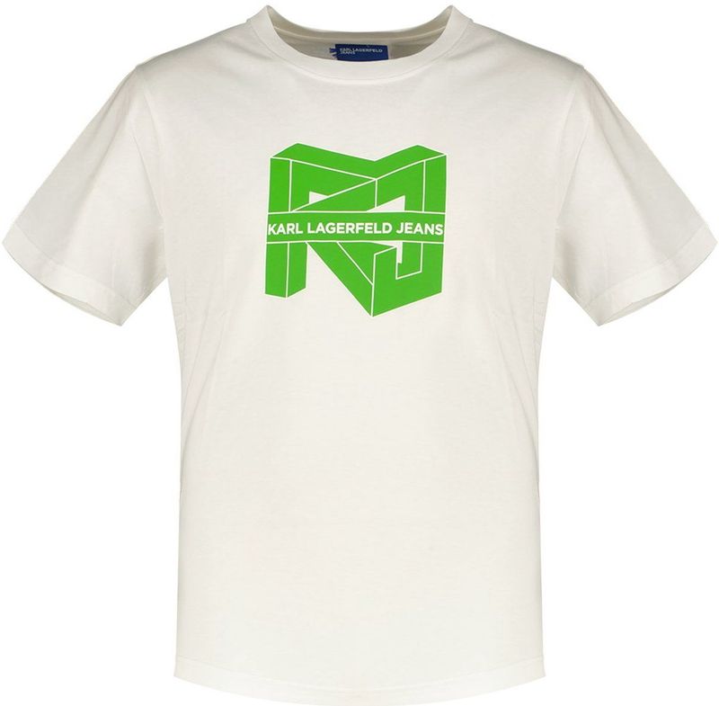 Karl Lagerfeld - KLJ Regular - T-shirt - Wit - Korte Mouwen