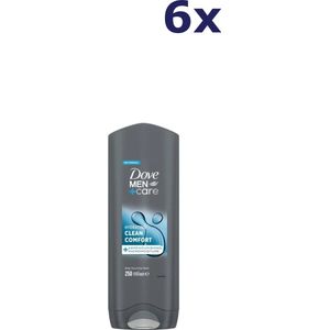 6x Dove Men+Care Clean Comfort Douchegel 250 ML