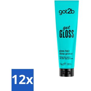 12 x Got2B - Haarprimer - Got Gloss - 150 ml -