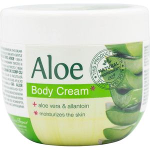 Aloe Body Cream – Hydraterende Lichaamscrème – met Aloe Vera & Allantoïne – Natuurlijke Ingrediënten – Voor droge en Gevoelige Huid – 250ml