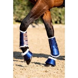 HB Flex boots Gold Rush Glitter Black/Black - S | Zwart | Beenbeschermers paard