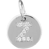 The Jewelry Collection Bedel Letter Z Zirkonia - Zilver