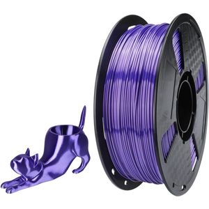 Zijde TPU Filament Paars 1.75mm 1KG - 3D Printmaterialen - FDM - Flexibele 3D Printer Filament - 57D TPU Harder Dan 98A