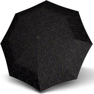 Knirps Paraplu T.200 Medium Duomatic Domino Chianti Zwart