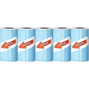 5 Sticker Rollen - Voor AyeKids Fotoprinter - Thermisch Papier