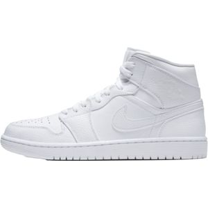 Nike Air Jordan 1 Mid 'Triple White' - Sneaker - 554724-130 - Maat 42.5