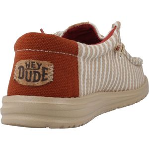 HEYDUDE - Wally Resort - Instapper - Multi Chili Red - Linnen, Textiel, EVA