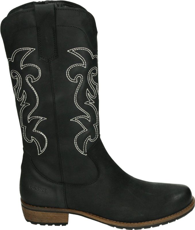 Giga Shoes - G4490 - Meisjeslaarzen - Zwart - Western