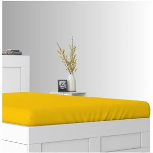 Frotte Hoeslaken 180x200cm Dik Oranje - Nederlands Product