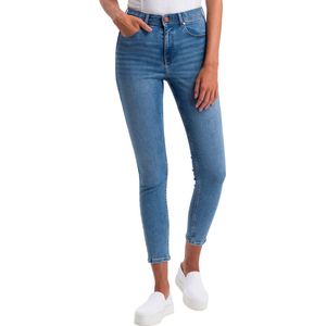 Cross Jeans Dames Jeans Broeken JUDY skinny Fit Blauw 25W / 30L Volwassenen