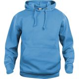 Clique Basic hoody Turquoise maat S