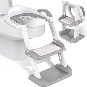 KiNDERWELT Premium opstapkruk voor kinderen en baby's, wit, opstapkruk KiNDERWELT Premium opstapkruk voor kinderen en baby's, wit, opstapkruk