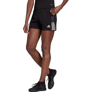 adidas - Tiro 21 Training Shorts Women - Zwarte Voetbalshort - XS - Zwart