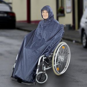 Regenjas voor rolstoel, waterdicht, voor rolstoel, regenponcho, stoel, rolstoel, rolstoelaccessoire